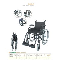 Wheelchair, Folding Wheelchair, Steel Wheelchair