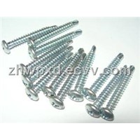 self-drilling screw with pan