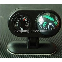 Car compass,with thermometer