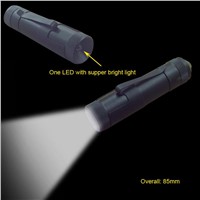 Flashlight with One Super-Bright LED (#201)