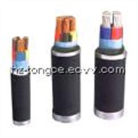 XLPE insulated, PVC sheathed power cable