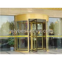 automatic revolving door