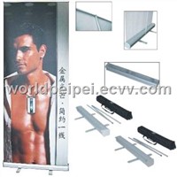banner stand, roll up banner stand, banner display, sign, two side roll banner stand , trade show di