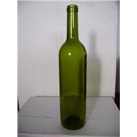 glass grape  wine bottle