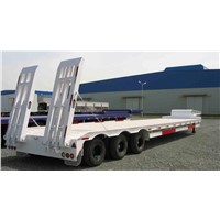 low bed trailer for heavy loading