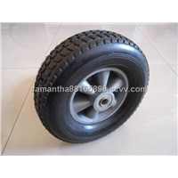 semi-pneumatic rubber wheel 10x3.3