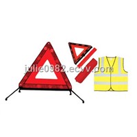 warning triangle and safety vest