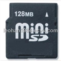 128MB mini sd  card for mobile,camera,gprs