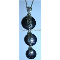 925 sterling silver with zircon jewelry/necklace