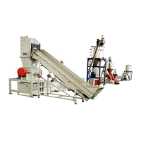 PE,PP film washing&amp;amp;cleaning, recycling ,granulating line (capacity 200-500kg/h)