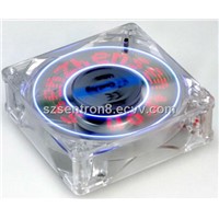 Programmable LED Flashing Computer Cooling Fan(12mm)