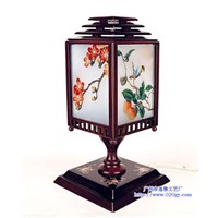 Quartet Mahogany Table Lamps