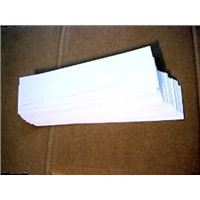 Rapid test raw material-backing card