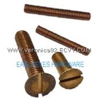Silicon bronze machine screws
