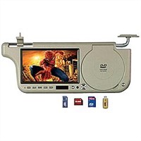 Car Sun visor DVD player with 7-inch LCD monitor