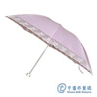 Three-fold umbrella