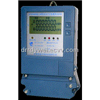 three-phase electronic multi-rate watt hour meter