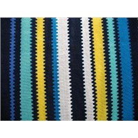 100% polyester stripe fleece fabric
