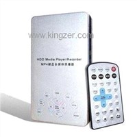 2.5-inch HDD Media Player/Recorder with OTG Function, Supports MP3 and MP4