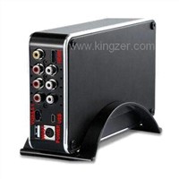 3.5-inch High-Definition HDD Player, Support 1080i with FAN &amp;amp; LCD display, Card Reader for SD/MMC/MS