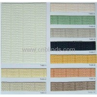 Color coated fabric for vertical blinds