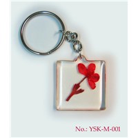 Handmade Key Chain with Dried Flower(YSK-M-001)