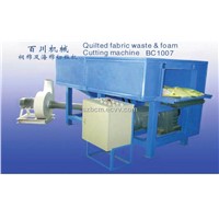 Quilted fabric waste &amp;amp; foam cutting machine