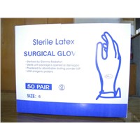 SINGLE-USE STERILE RUBBER SURGICAL GLOVES