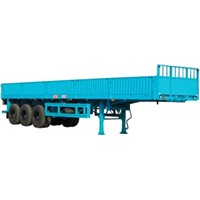 Semi Trailer with Side Wall