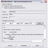 Text Capture Component - GetWord
