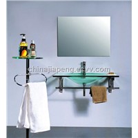 Glass Washbasin Set (JP-A6087)