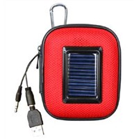 solar power charger with inner speaker