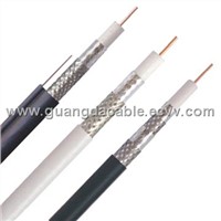 Coaxial Cable (RG6) - White &amp;amp; Black