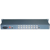 16 line digital video-audio / date/Ethernet fiber optical mux