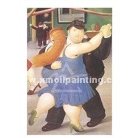 Botero oil painting