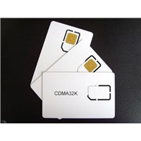 CDMA test sim card