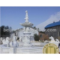 Carved Marble Garden Fountain,  Marble Fountain , Garden Fountain,GardenOrnament