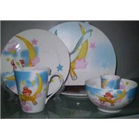 Children Gift Dinner Set Porcelain Tableware