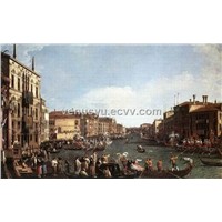 Venice building oil painting with low price