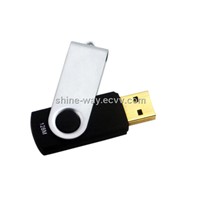 USB Flash Disk with Revolving Metal Cover
