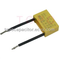 X2 Metallized Polypropylene Film Capacitor (Insulation wire leads, lead-free tinned)