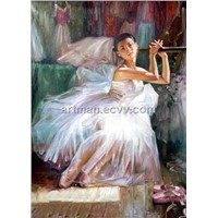 ballet oil paintings impression figure paintings