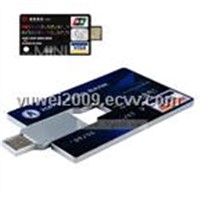 credit card usb flash disk(128MB-8GB)