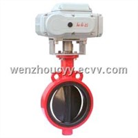 electric soft seal butterfly valve