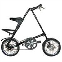 strida bike,16 inch bike,black bike,folding bike