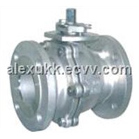 2-Piece Flanged End Full Port Ball Valve