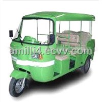 3 rows tuktuk passenger tricycle, gas/CNG