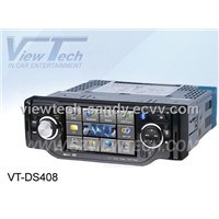 4&amp;quot; One din motorized car dvd player / Car monitor/TV/AM/FM/Touch screen/Bluetooth-HOT Item(VT-DS408)