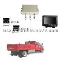 5.8 inch Truck Rearview System with 120 degree Lens Angle and IR Distace of 15m