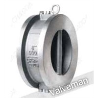 Dual plate check valve
